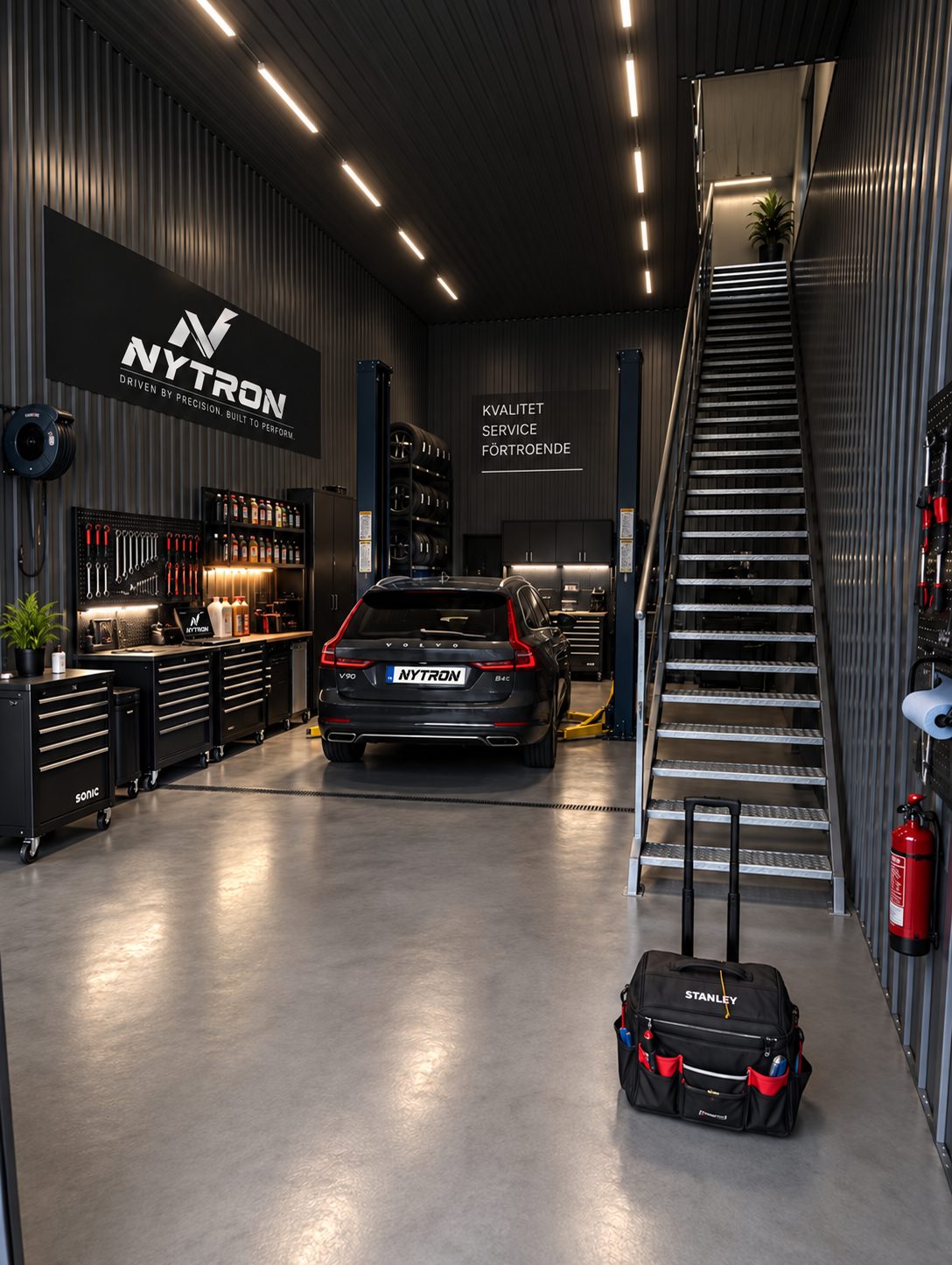 NYTRONs verkstad i Täby